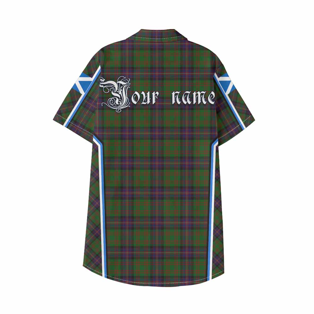 Cochrane Tartan Crest Kid Hawaiian Shirt Scotland Coat of Arm Flag Style - Tartan Vibes Clothing