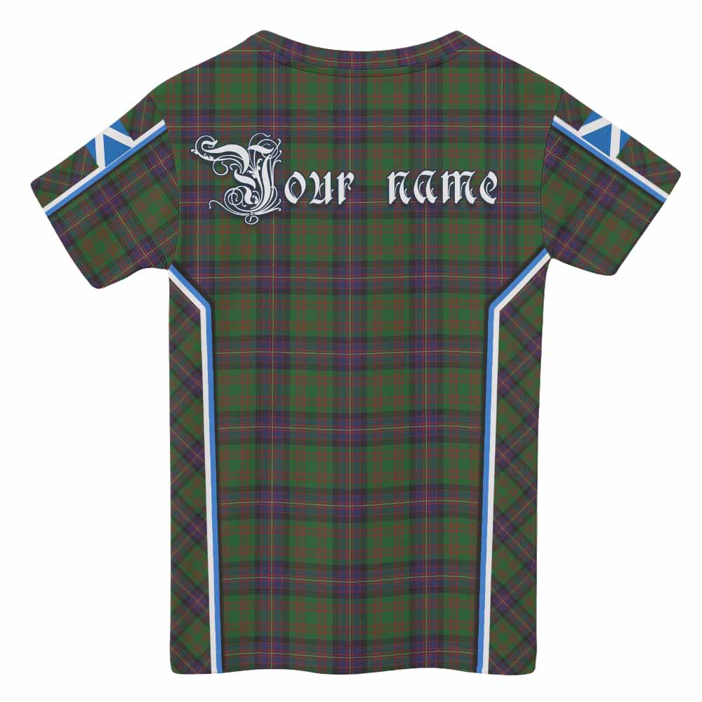 Cochrane Tartan Crest Kid T-shirt Scotland Coat of Arm Flag Style - Tartan Vibes Clothing