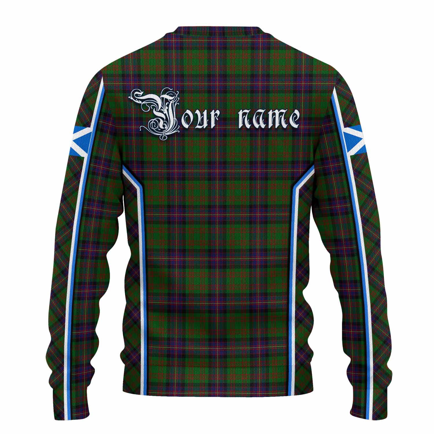 Cochrane Tartan Crest Knitted Sweater Scotland Coat of Arm Flag Style - Tartan Vibes Clothing