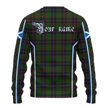 Cochrane Tartan Crest Knitted Sweater Scotland Coat of Arm Flag Style - Tartan Vibes Clothing