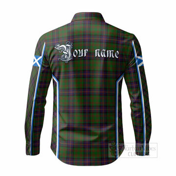 Cochrane Tartan Crest Long Sleeve Button Shirts Scotland Coat of Arm Flag Style