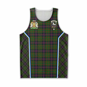 Cochrane Tartan Crest Men Tank Top Scotland Coat of Arm Flag Style - Tartan Vibes Clothing