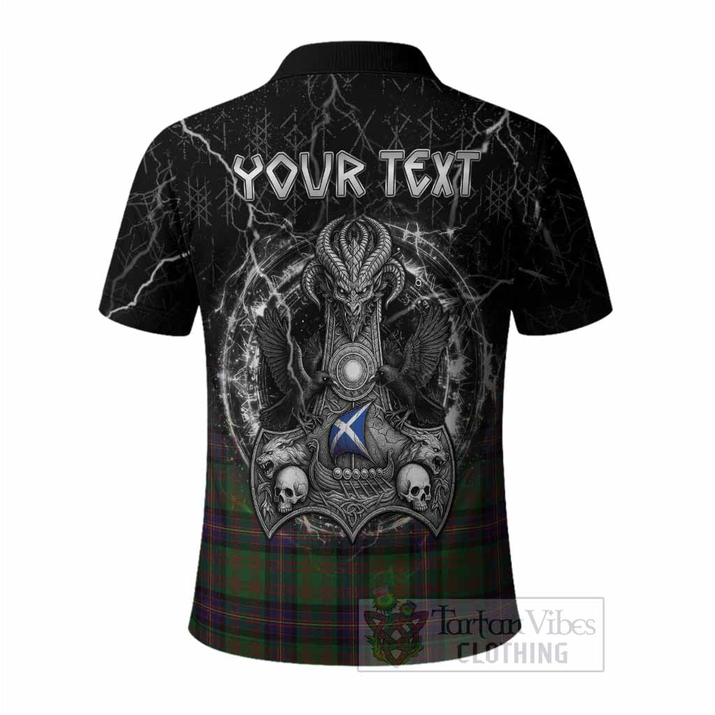 Cochrane Tartan Crest Polo Shirt Celtic Odin's Raven Legacy