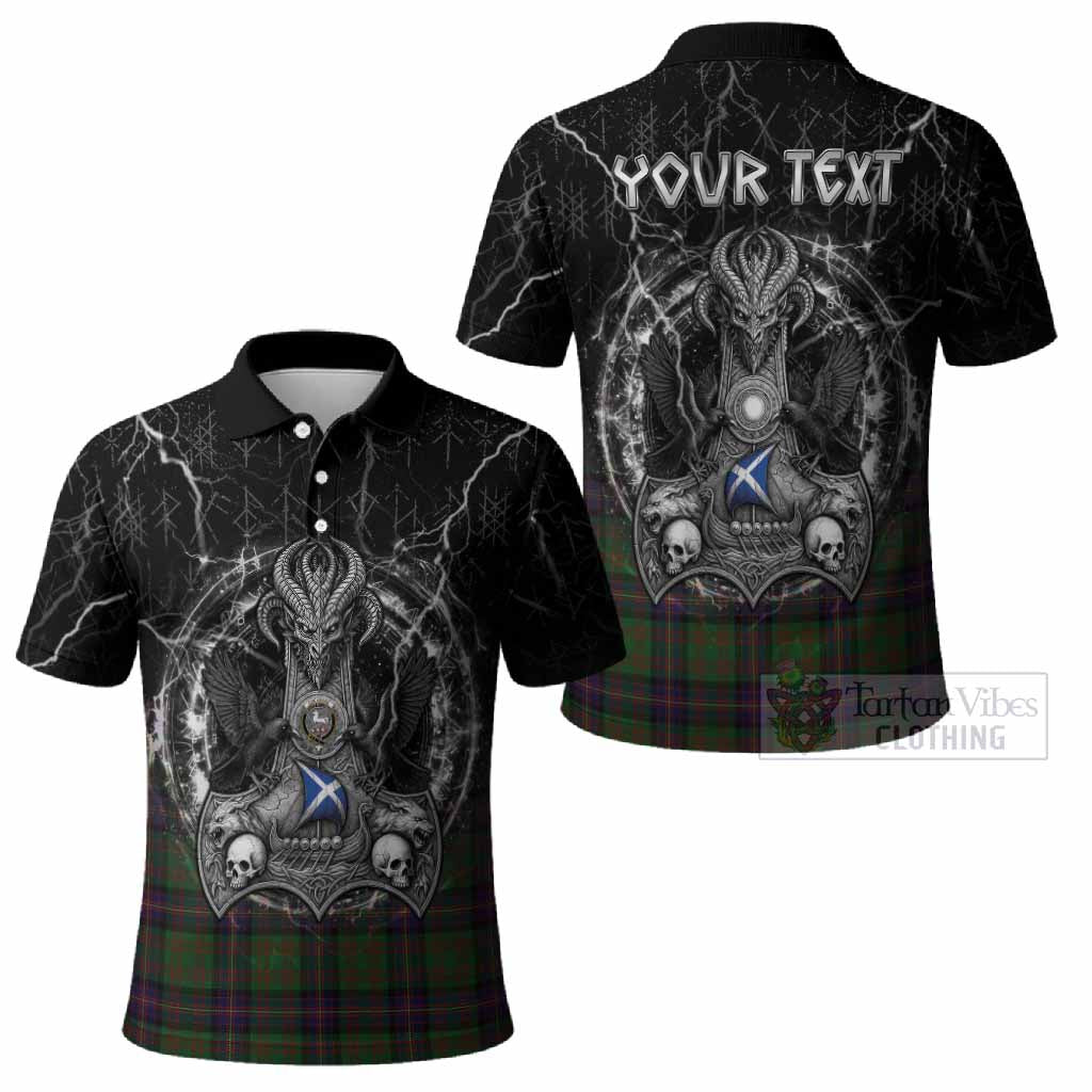 Cochrane Tartan Crest Polo Shirt Celtic Odin's Raven Legacy