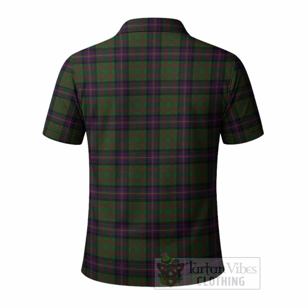 Cochrane Tartan Crest Polo Shirt Ferocious Lion Style