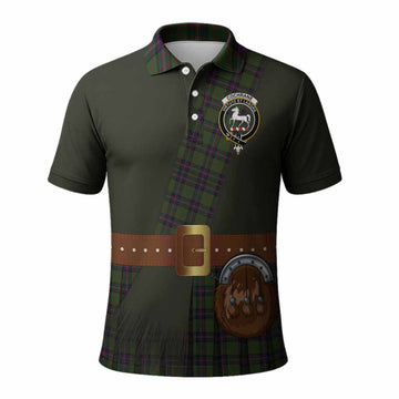 Cochrane Tartan Crest Polo Shirt Kilt Costume Style