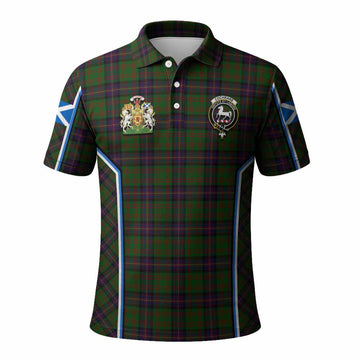 Cochrane Tartan Crest Polo Shirt Scotland Coat of Arm Flag Style - Tartan Vibes Clothing