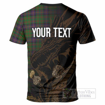 Cochrane Tartan Crest Scottish T-Shirt Dragon and Thistle