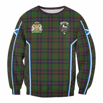 Cochrane Tartan Crest Sweatshirt Scotland Coat of Arm Flag Style - Tartan Vibes Clothing