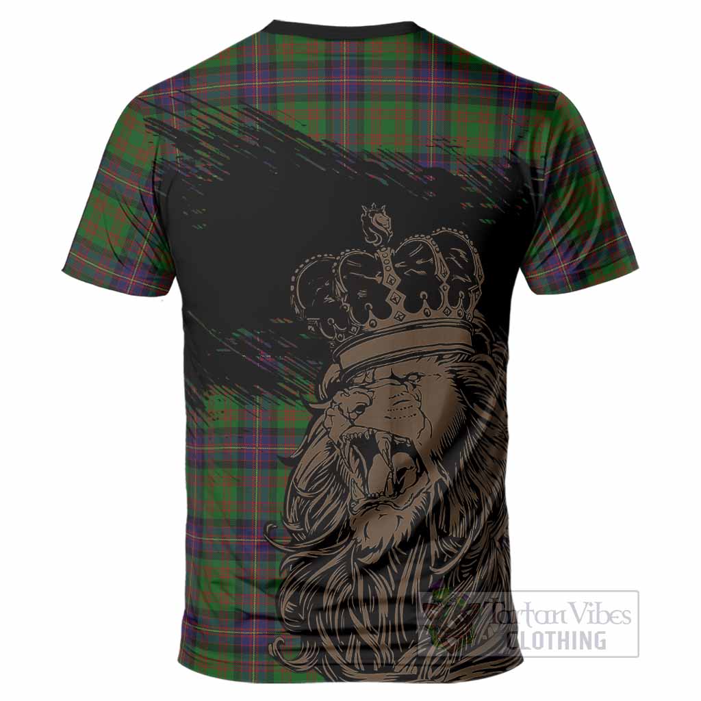 Cochrane Tartan Crest T-Shirt Crowned Lion Heritage Style