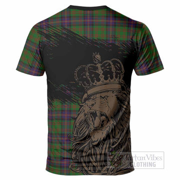 Cochrane Tartan Crest T-Shirt Crowned Lion Heritage Style