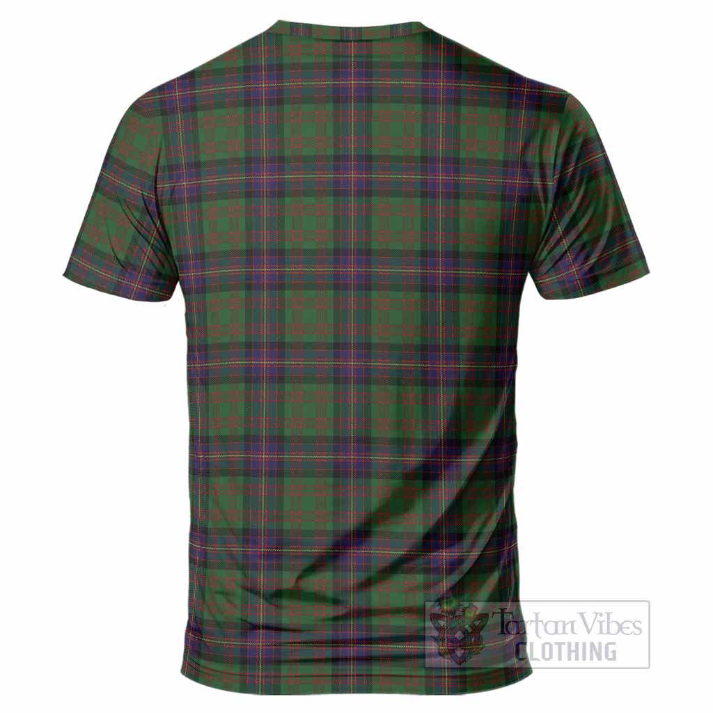 Cochrane Tartan Crest T-Shirt Ferocious Lion Style