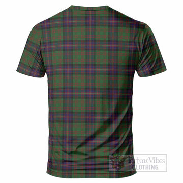 Cochrane Tartan Crest T-Shirt Ferocious Lion Style