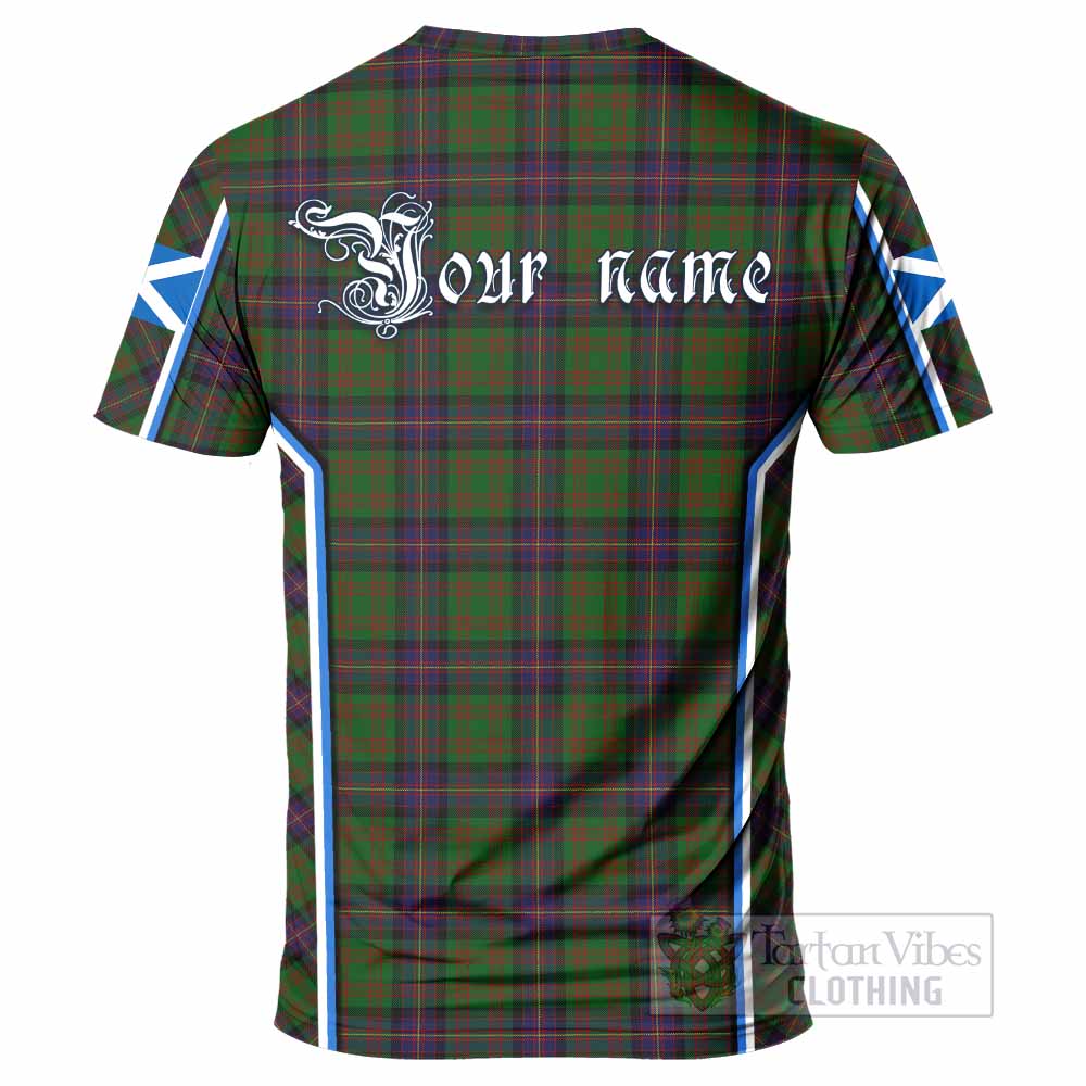 Cochrane Tartan Crest T-shirt Scotland Coat of Arm Flag Style - Tartan Vibes Clothing