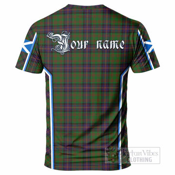Cochrane Tartan Crest T-shirt Scotland Coat of Arm Flag Style