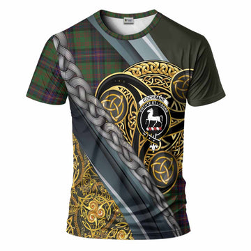Cochrane Tartan Crest T-Shirt Scottish Triskele Celtic