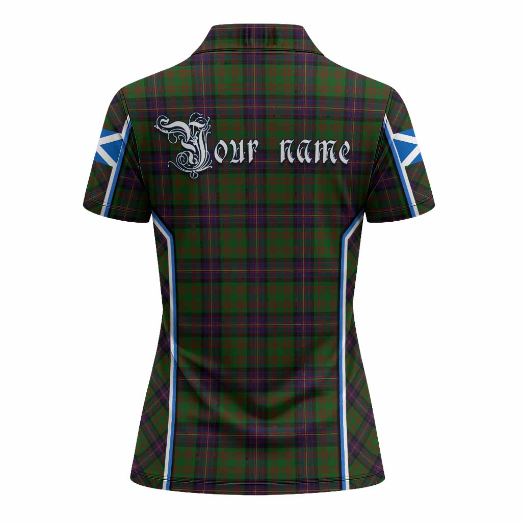 Cochrane Tartan Crest Women's Polo Shirt Scotland Coat of Arm Flag Style - Tartan Vibes Clothing