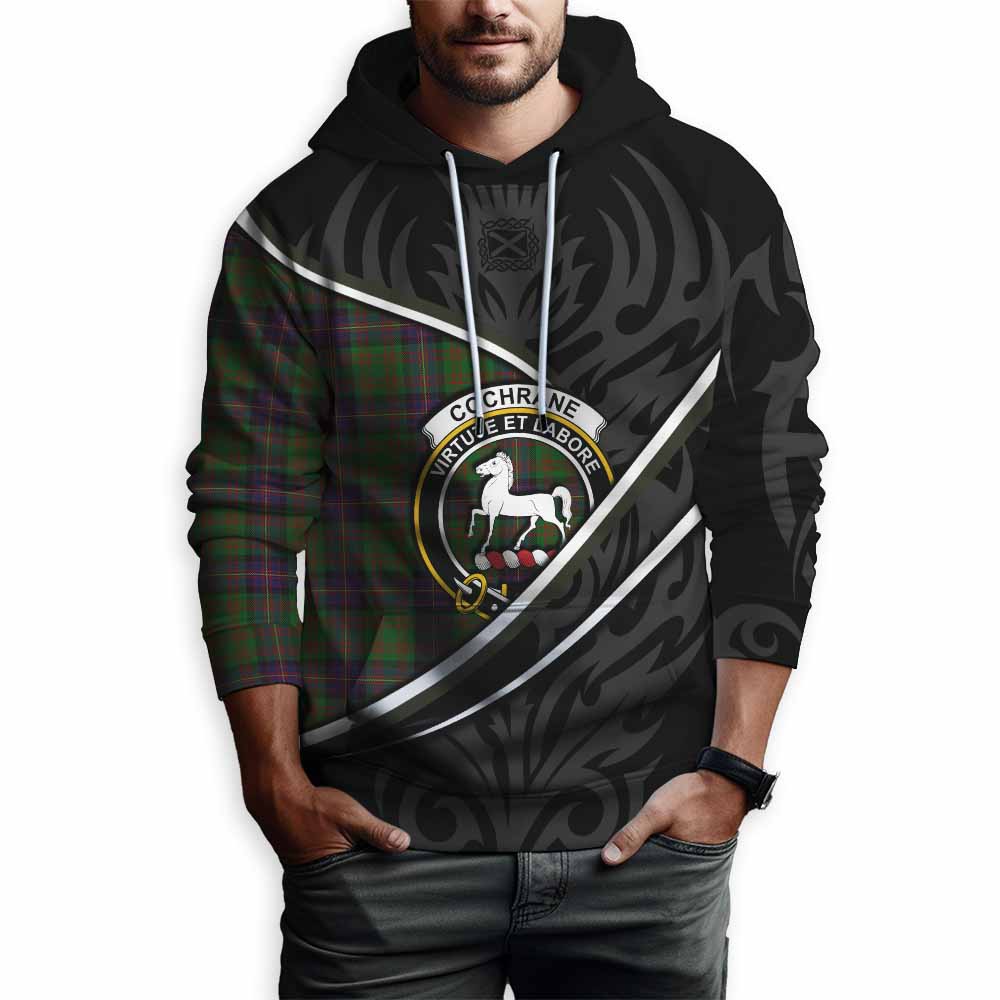 Cochrane Tartan Family Crest Hoodie Celtic Scottish Thistle Floral - Tartan Vibes Clothing