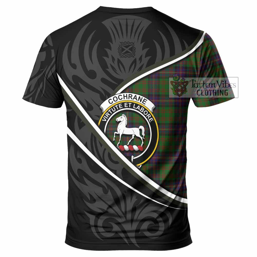 Cochrane Tartan Family Crest T-shirt Celtic Scottish Thistle Floral - Tartan Vibes Clothing