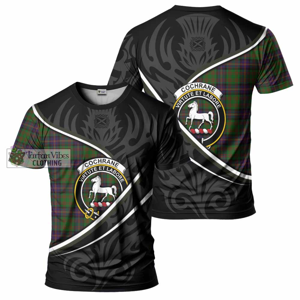 Cochrane Tartan Family Crest T-shirt Celtic Scottish Thistle Floral - Tartan Vibes Clothing