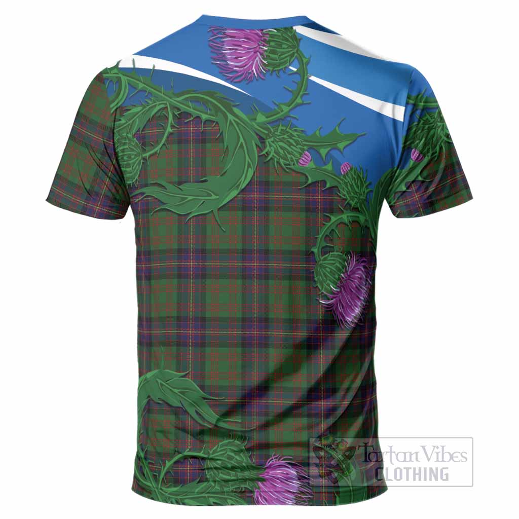 Cochrane Tartan Family Crest T-Shirt Thistle in Minimalism