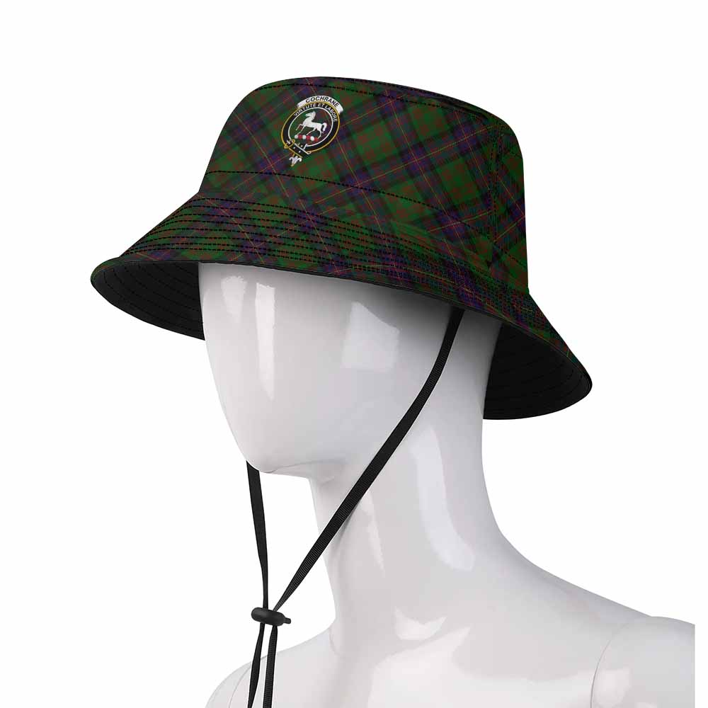 Cochrane Tartan Fishing Hat with Family Crest