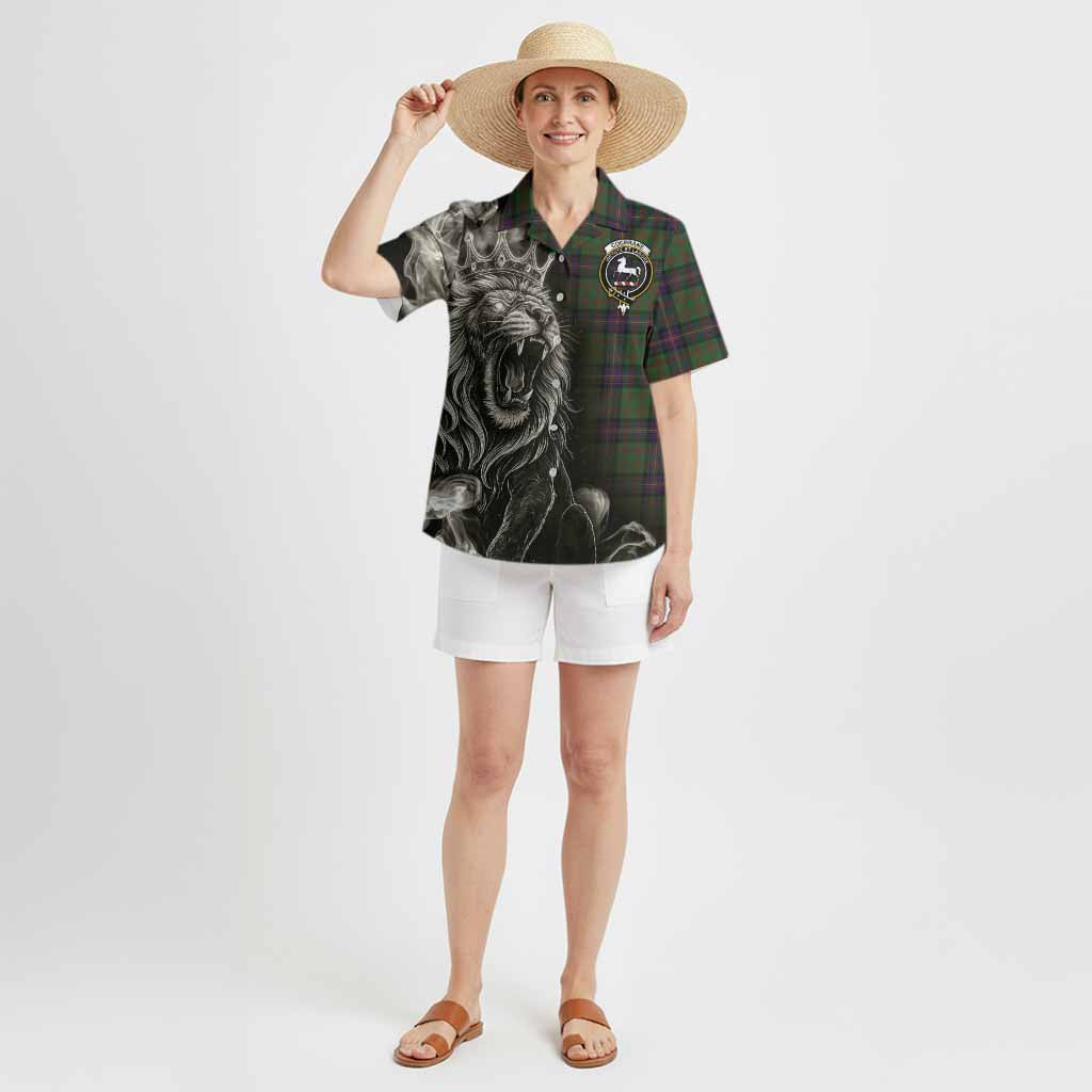 Cochrane Tartan Hawaiian Shirt Roaring Lion Heritage