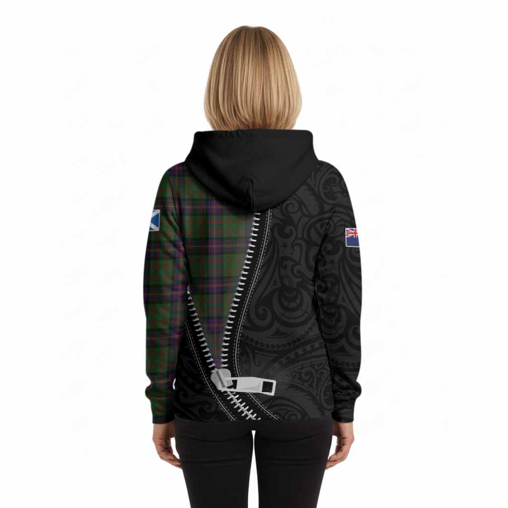 Cochrane Tartan Hoodie New Zealand Pattern Unique Zipper Stylized
