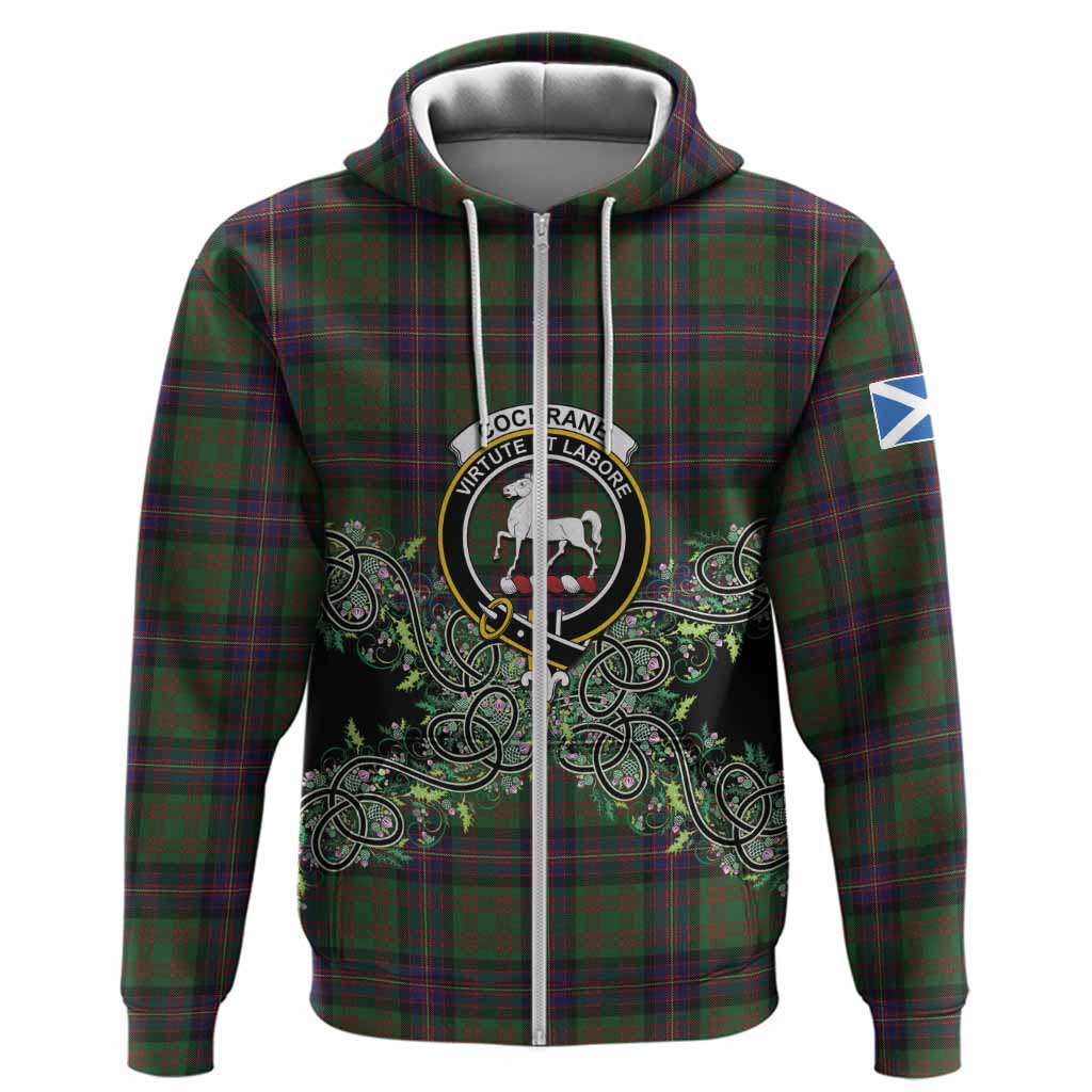 Cochrane Tartan Hoodie Thistle Scottish Spirit
