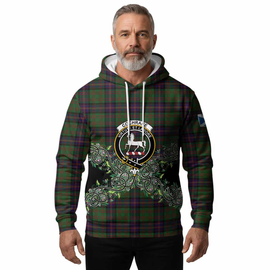 Cochrane Tartan Hoodie Thistle Scottish Spirit