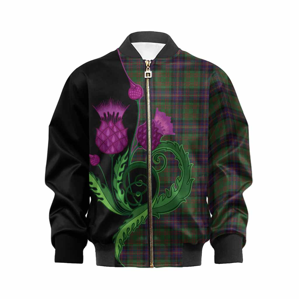 Cochrane Tartan Kid Bomber Jacket Traditional Scottish Thistle