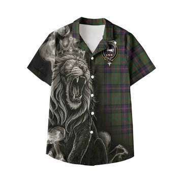 Cochrane Tartan Kid Hawaiian Shirt Roaring Lion Heritage