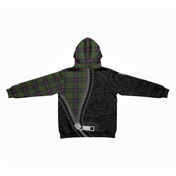 Cochrane Tartan Kid Hoodie New Zealand Pattern Unique Zipper Stylized
