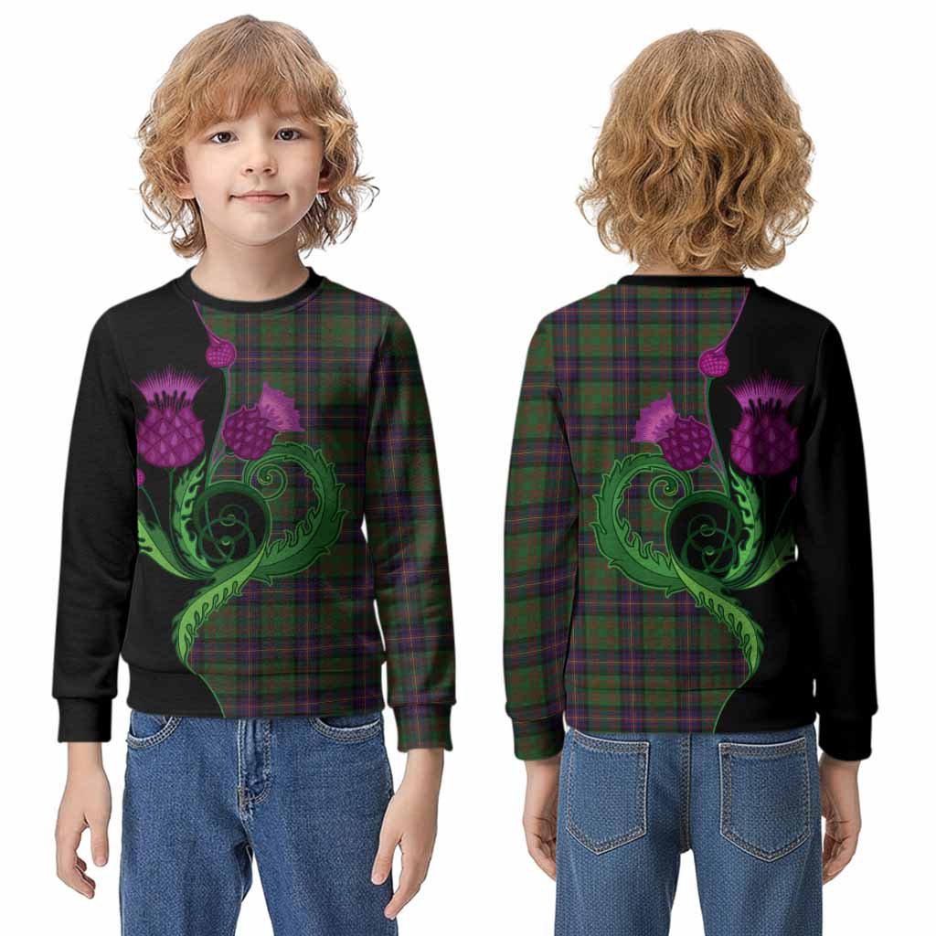 Cochrane Tartan Kid Knitted Sweatshirt Traditional Scottish Thistle