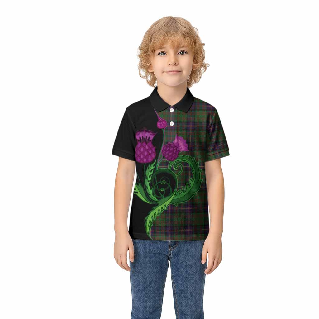 Cochrane Tartan Kid Polo Shirt Traditional Scottish Thistle