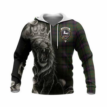 Cochrane Tartan Knitted Hoodie Roaring Lion Heritage