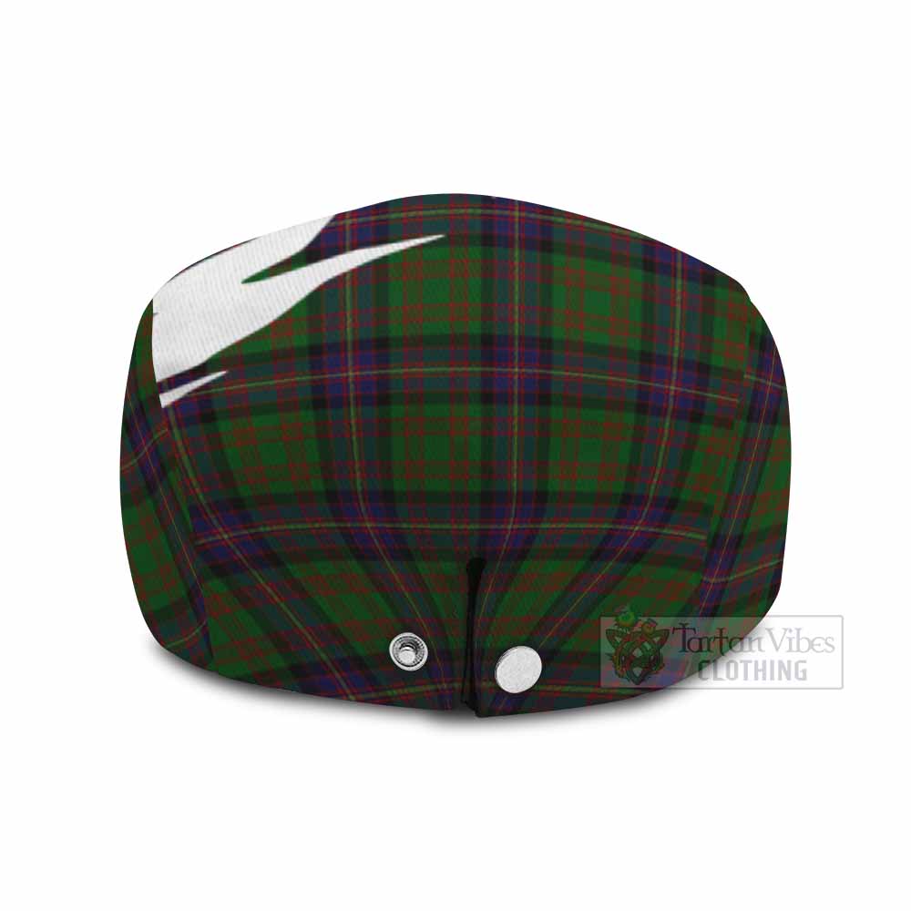 Cochrane Tartan Loch Ness Monster Scottish Heritage Art Flat Cap, Jeff Cap