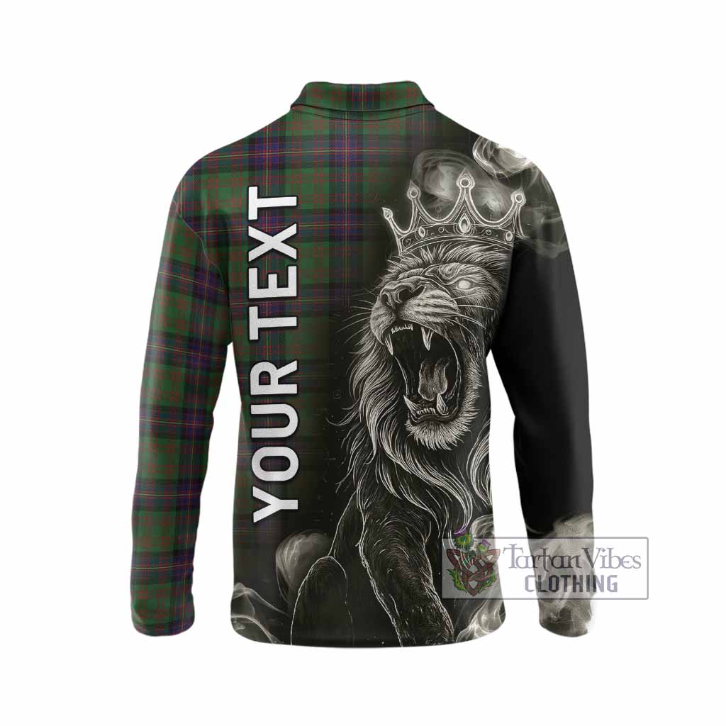 Cochrane Tartan Long Sleeve Polo Shirt Roaring Lion Heritage