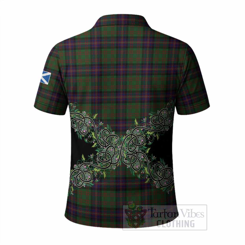 Cochrane Tartan Polo Shirt Thistle Scottish Spirit