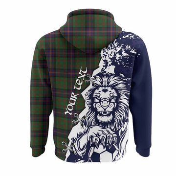 Cochrane Tartan Scottish Hoodie Angry Lion With Soccer Ball Style