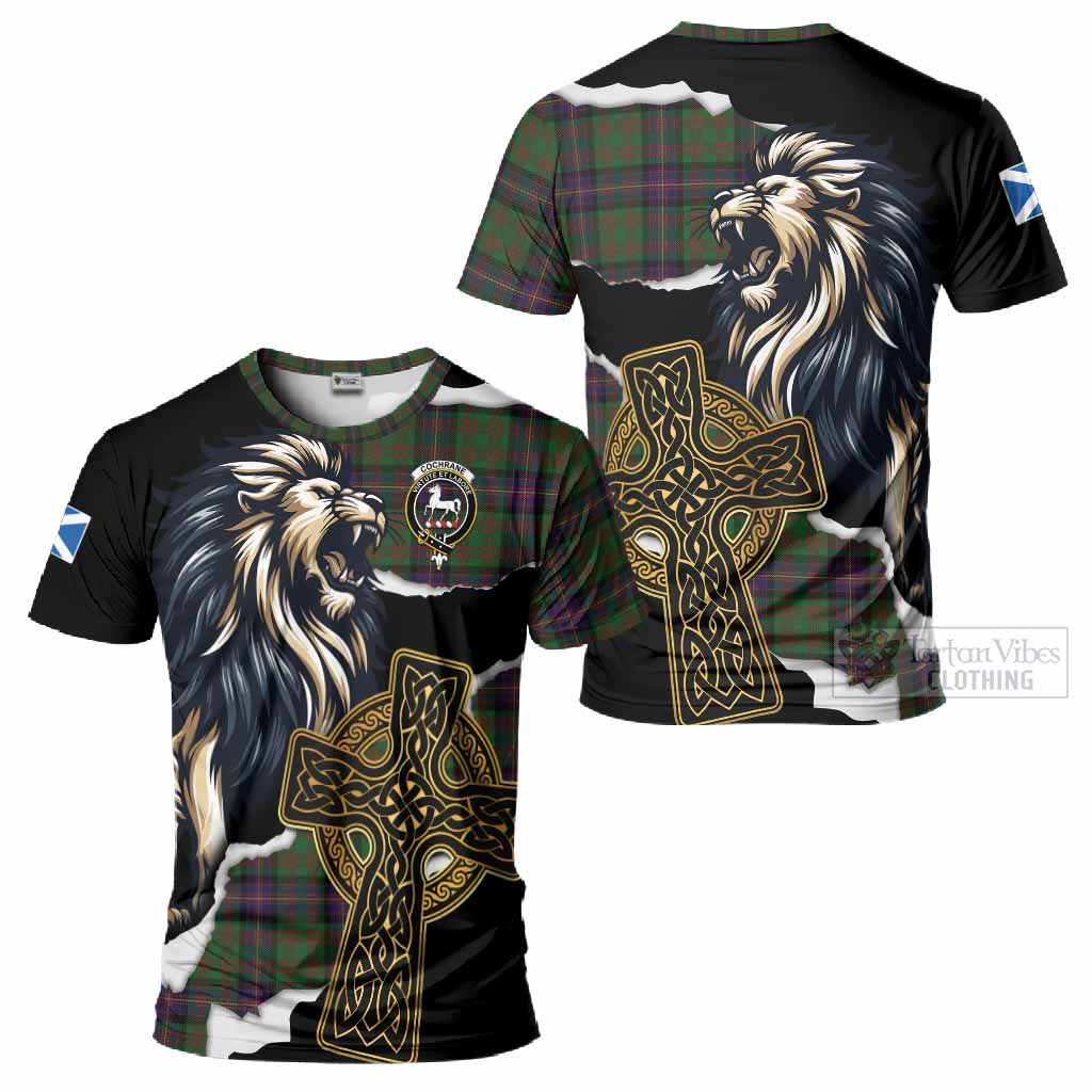 Cochrane Tartan Scottish T-Shirt Lion Celtic Heritage