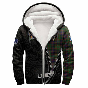 Cochrane Tartan Sherpa Hoodie New Zealand Pattern Unique Zipper Stylized