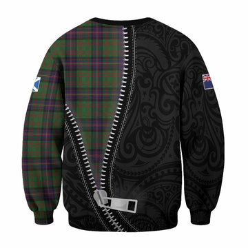 Cochrane Tartan Sweatshirt New Zealand Pattern Unique Zipper Stylized