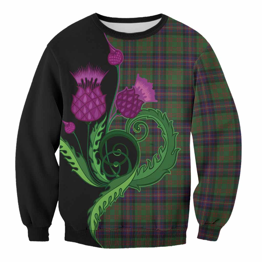 Cochrane Tartan Sweatshirt Traditional Scottish Thistle