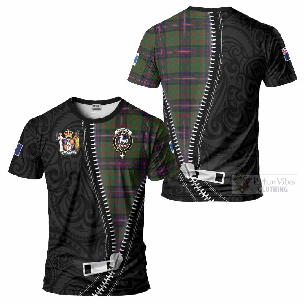 Cochrane Tartan T-Shirt New Zealand Pattern Unique Zipper Stylized
