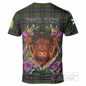 Cochrane Tartan T-Shirt Scottish Thistle Heilan Coo