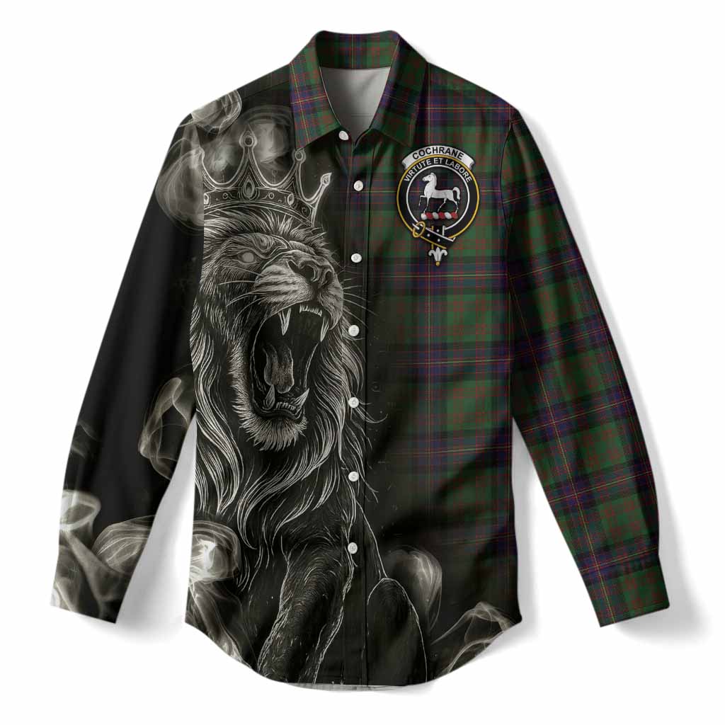 Cochrane Tartan Women Casual Shirt Roaring Lion Heritage