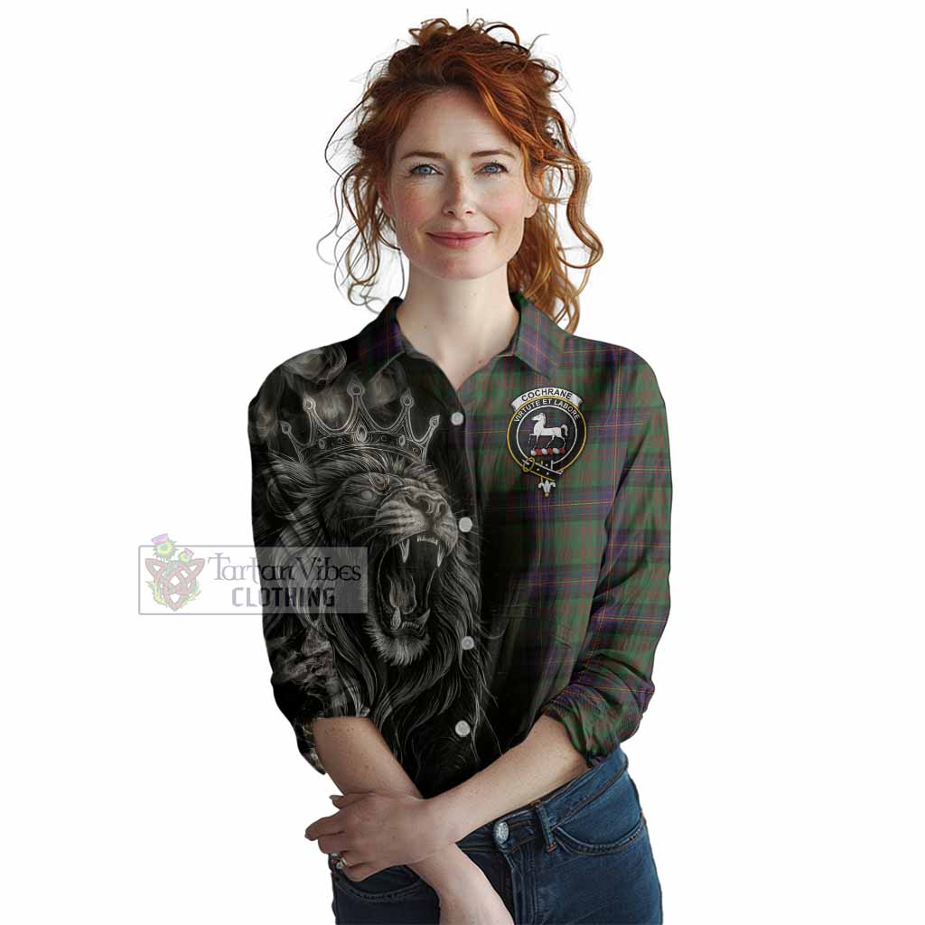 Cochrane Tartan Women Casual Shirt Roaring Lion Heritage