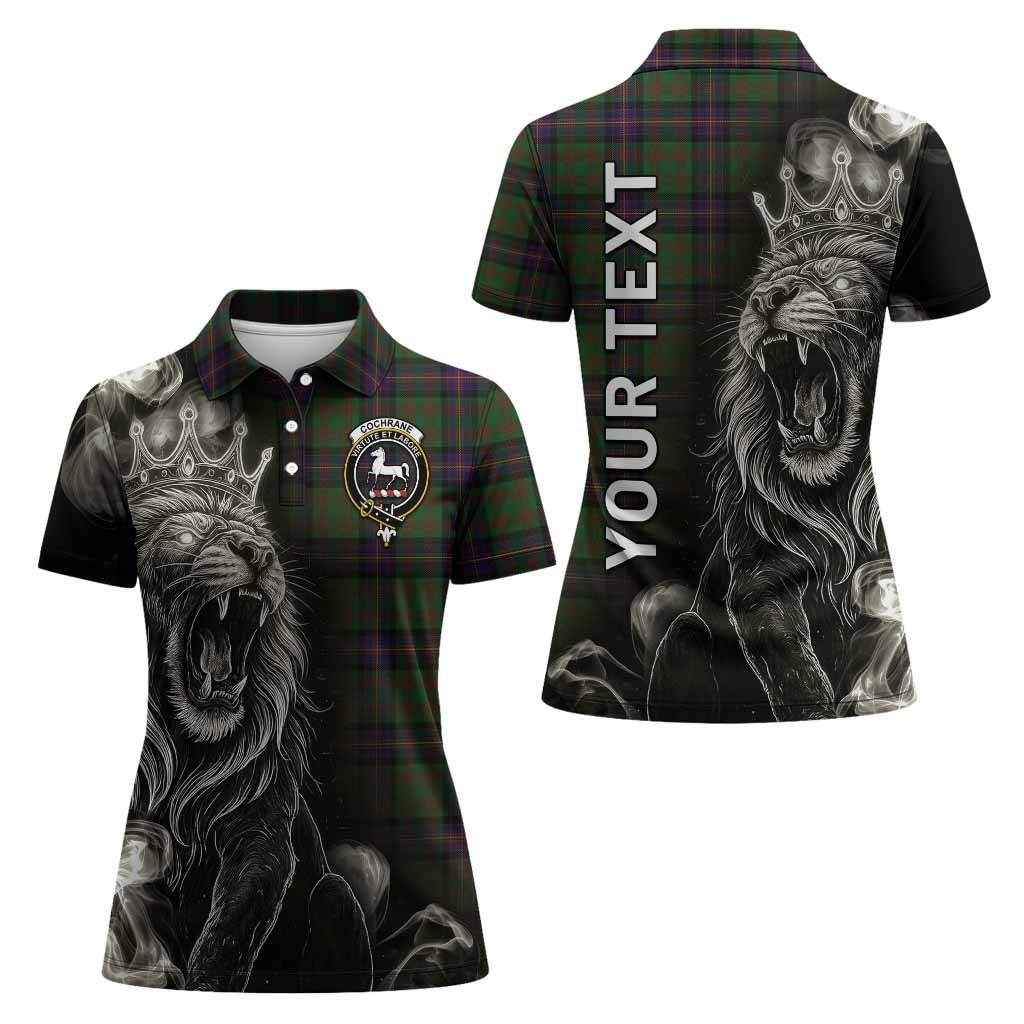 Cochrane Tartan Women Polo Shirt Roaring Lion Heritage
