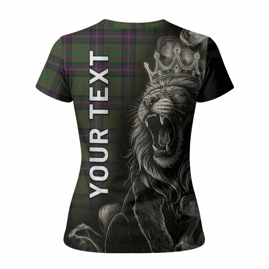 Cochrane Tartan Women T shirt Roaring Lion Heritage